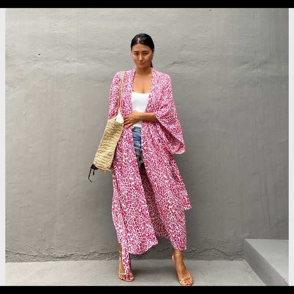 Handmade Kimono ONE SIZE FITS MOST - Picture 2 of 4